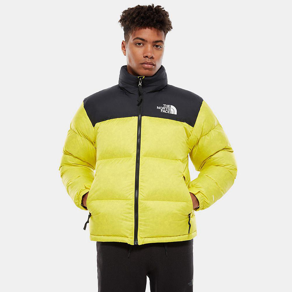 The North Face 1996 Retro Nuptse Packable Ανδρικα Puffer Μπουφαν - Κίτρινα (CWRL04138)